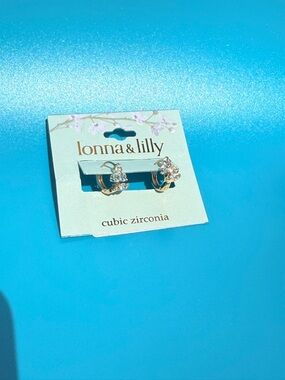 lonna & lilly Gold Mini Hoop Earrings